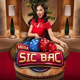 Mega Sic Bac slot visual from Pragmatic Play available on vulkancasino.org.pl