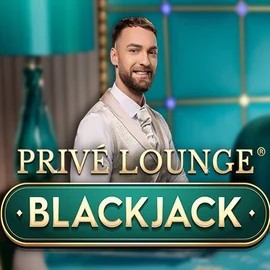 Official Live Casino logo: Privé Lounge Blackjack by Pragmatic Play at Vulkan Vegas Casino