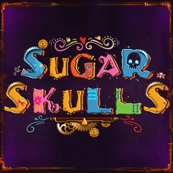 Enjoy Sugar Skulls by Booming Games – logo hosted on vulkancasino.org.pl
